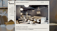Desktop Screenshot of brasserie-savarin.be