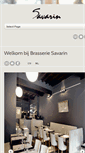 Mobile Screenshot of brasserie-savarin.be